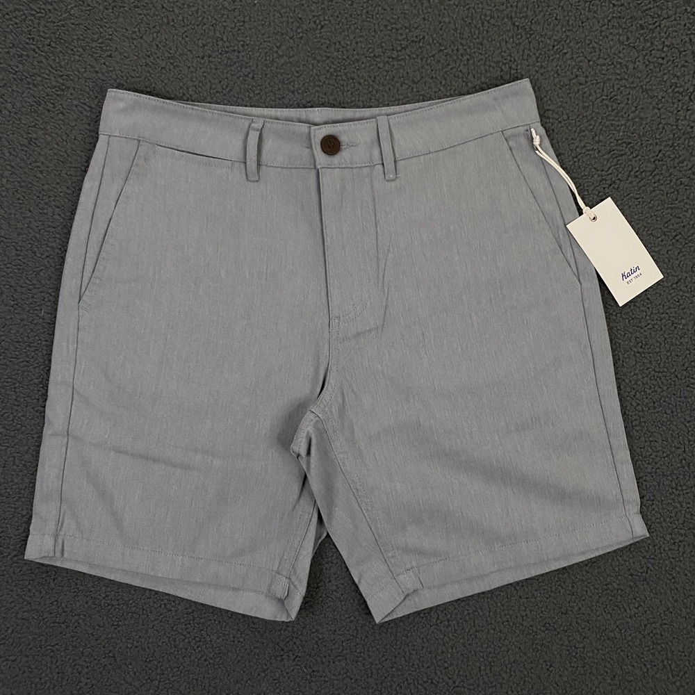 Katin Court Short Mens size 30 Slim Fit Light Blue Chino Beach Surf Skate NWT